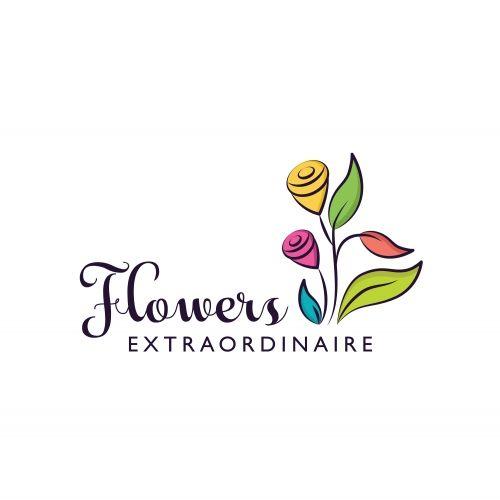 Florist Company Logo - Readymade Logos Fleur Florist Authentic Flower Company