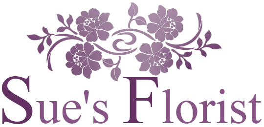 Florist Company Logo - Beautiful flower arrangements. Sue's Florist