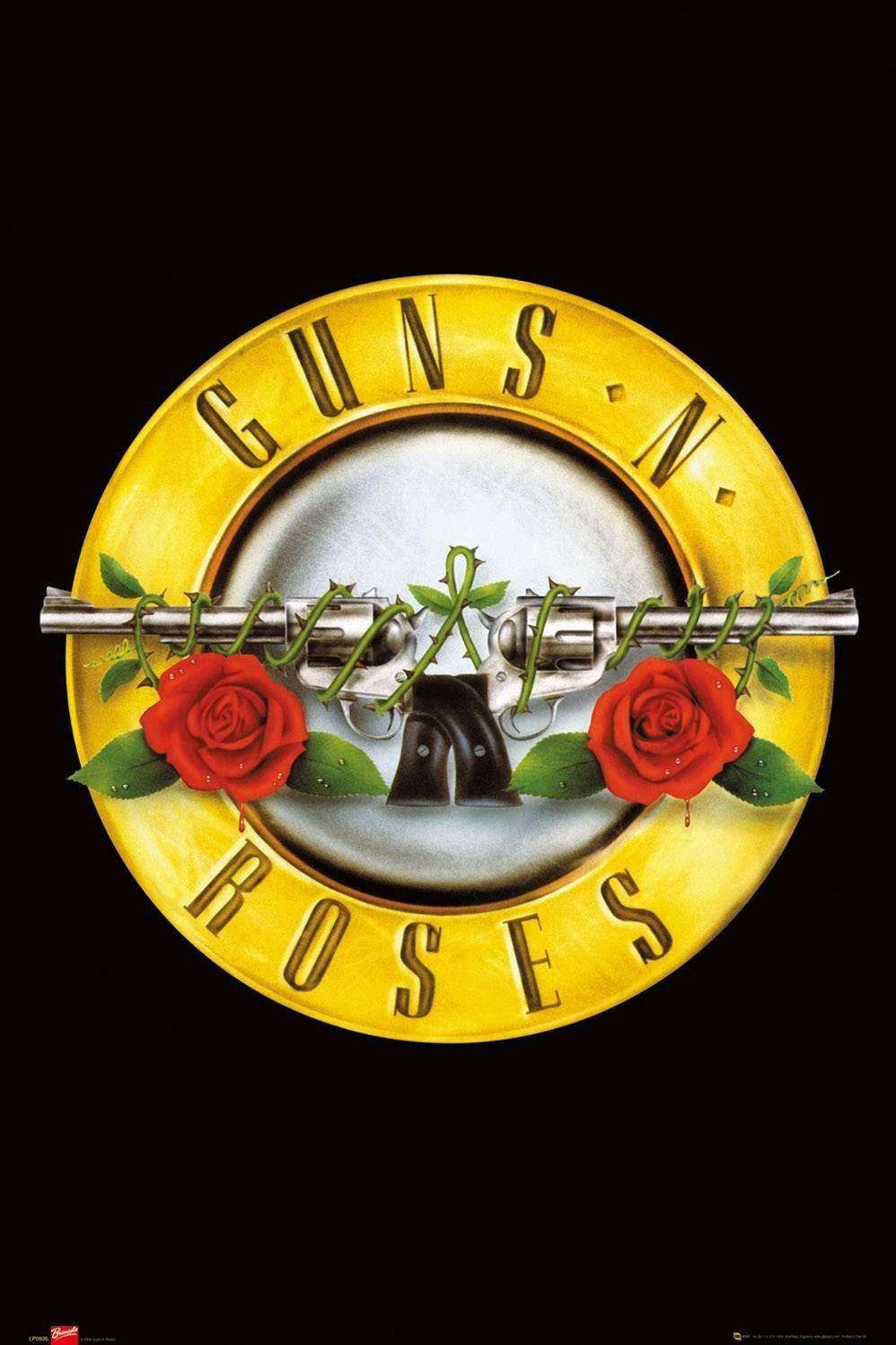 Guns N' Roses Logo - Guns N Roses Logo Maxi Poster