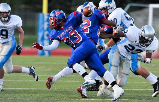 Fountain Fort Carson Logo - Listen: Fountain Fort Carson Vs. Highlands Ranch Football On