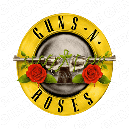 Guns N' Roses Logo - GUNS N' ROSES LOGO MUSIC T-SHIRT IRON-ON TRANSFER DECAL #MGNR5 ...