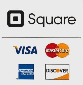We Accept Square Logo - We now accept credit cards payments. ART Doncheva Studio
