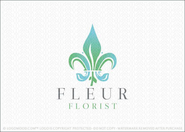 Florist Company Logo - Readymade Logos for Sale Fleur Florist | Readymade Logos for Sale