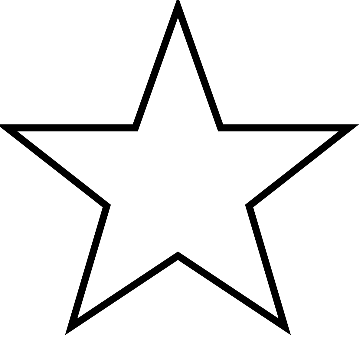 Us Red White Blue Star Logo - Five-pointed star