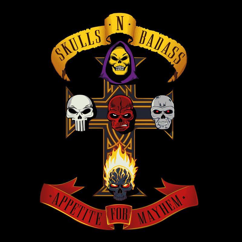 Guns N' Roses Logo - Skulls N Badass Apitite For Mayhem Guns N Roses Logo Women's Vest ...