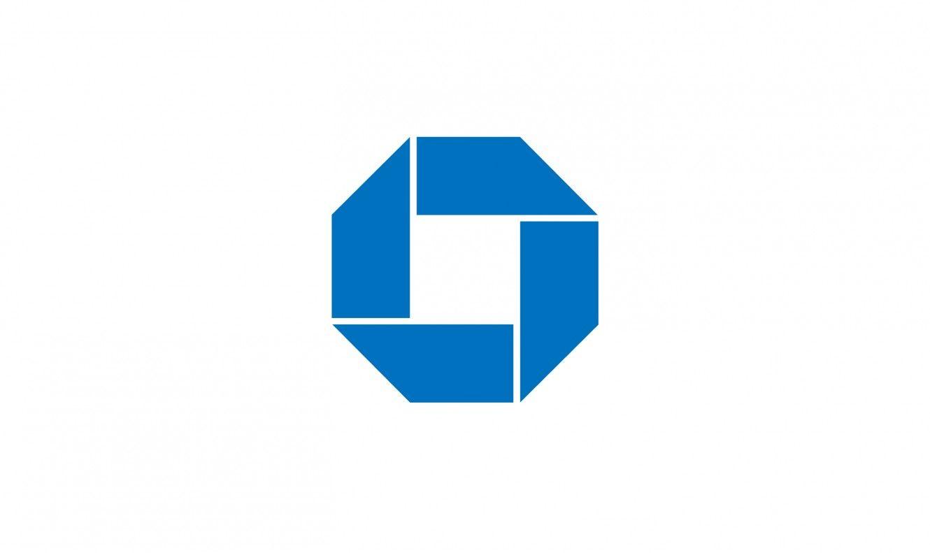 Blue Trapezoid Logo - Chase Logos