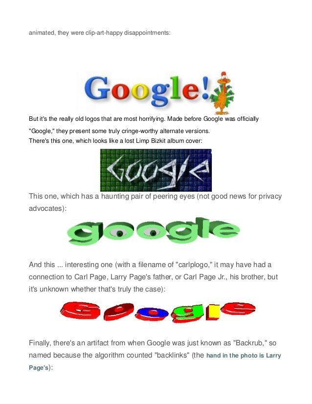 History Google Logo - Google logo and history of google logo