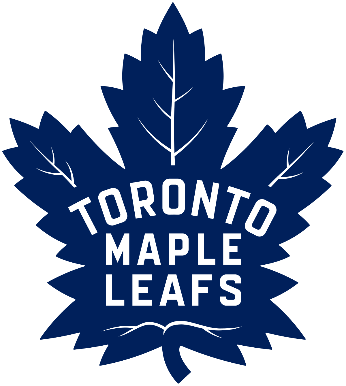 Red Maple Leaf Hockey Logo - Toronto Maple Leafs