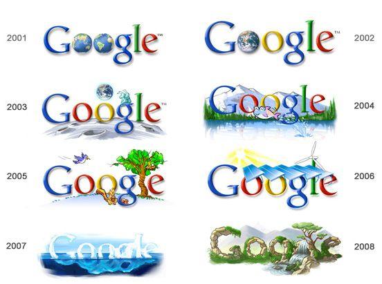 History Google Logo - The History of Google Doodles Design | The Design Inspiration