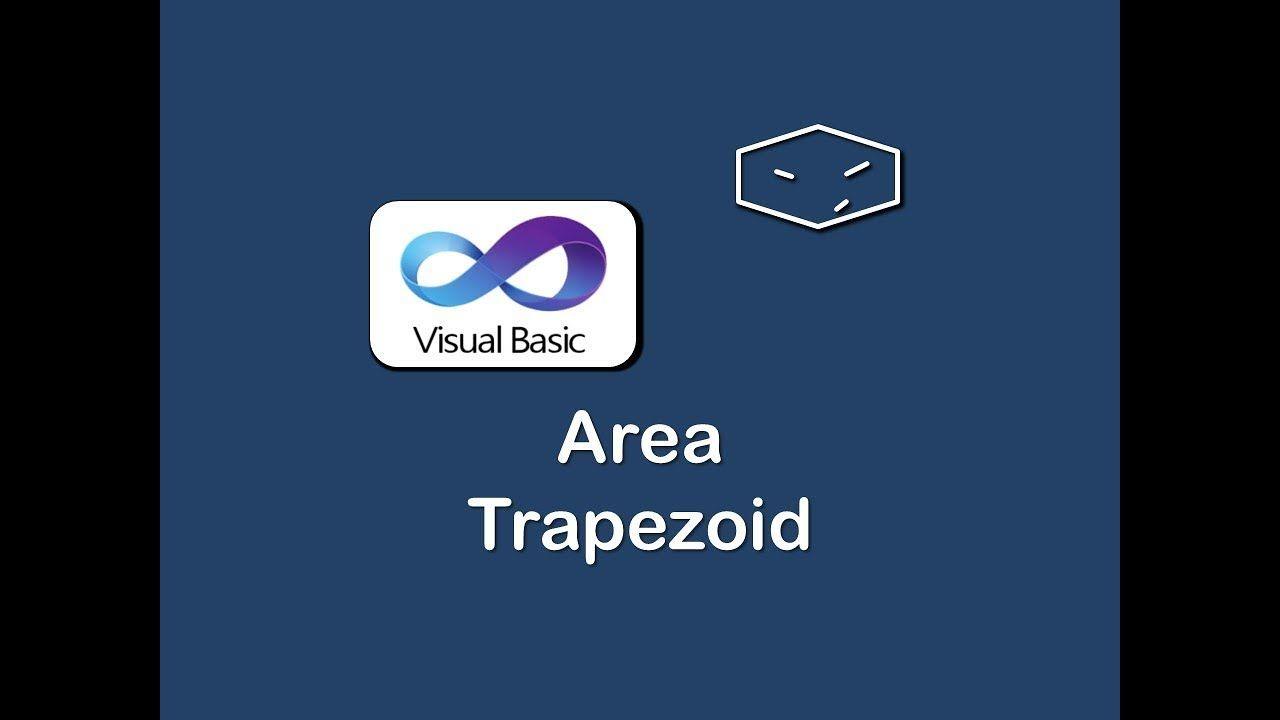 Blue Trapezoid Logo - area of trapezoid in vb.net