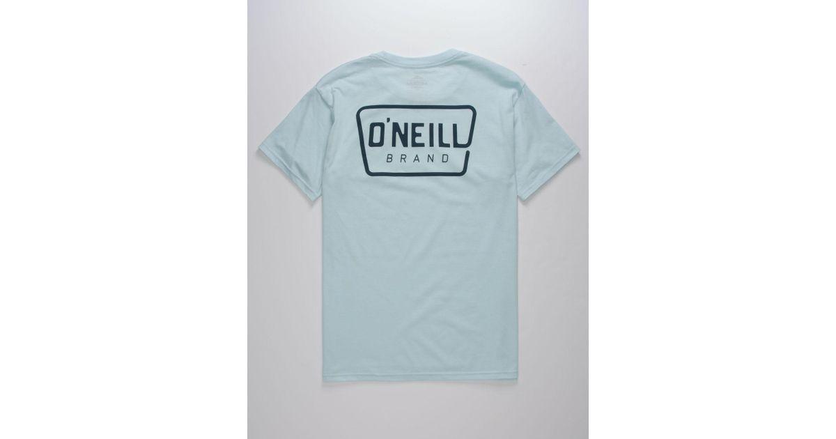 Blue Trapezoid Logo - Lyst - O'Neill Sportswear Trapezoid Mens T-shirt in Blue for Men