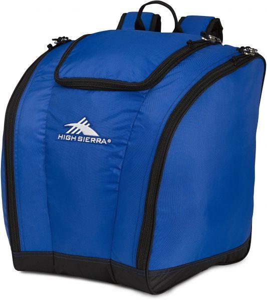 Blue Trapezoid Logo - High Sierra Trapezoid Boot Bag, Vivid Blue Black