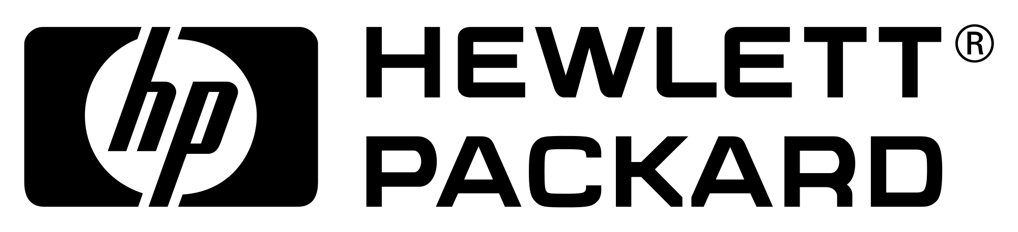 New Hewlett Packard Logo - File:Hewlett Packard old Logo black.svg - Wikimedia Commons