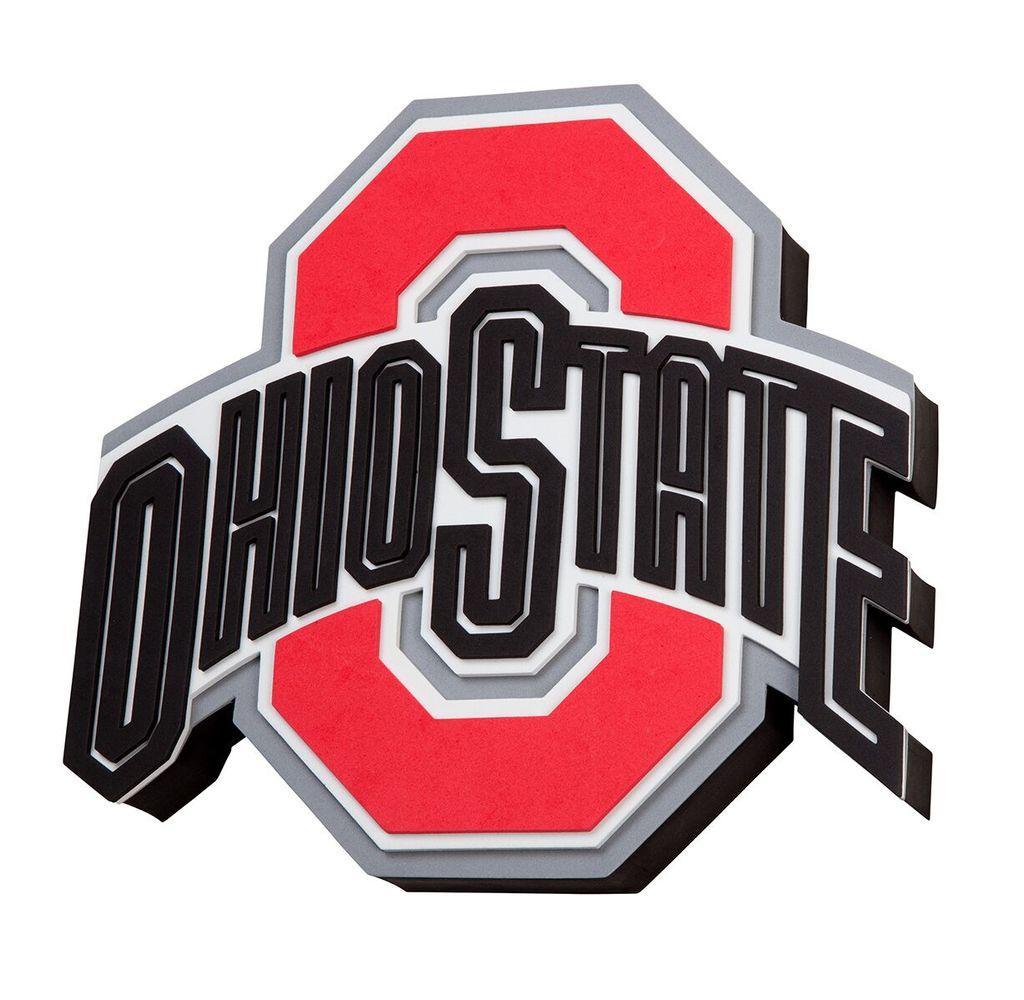 Ohio State Logo - Ohio State Buckeyes 3D Fan Foam Logo Sign