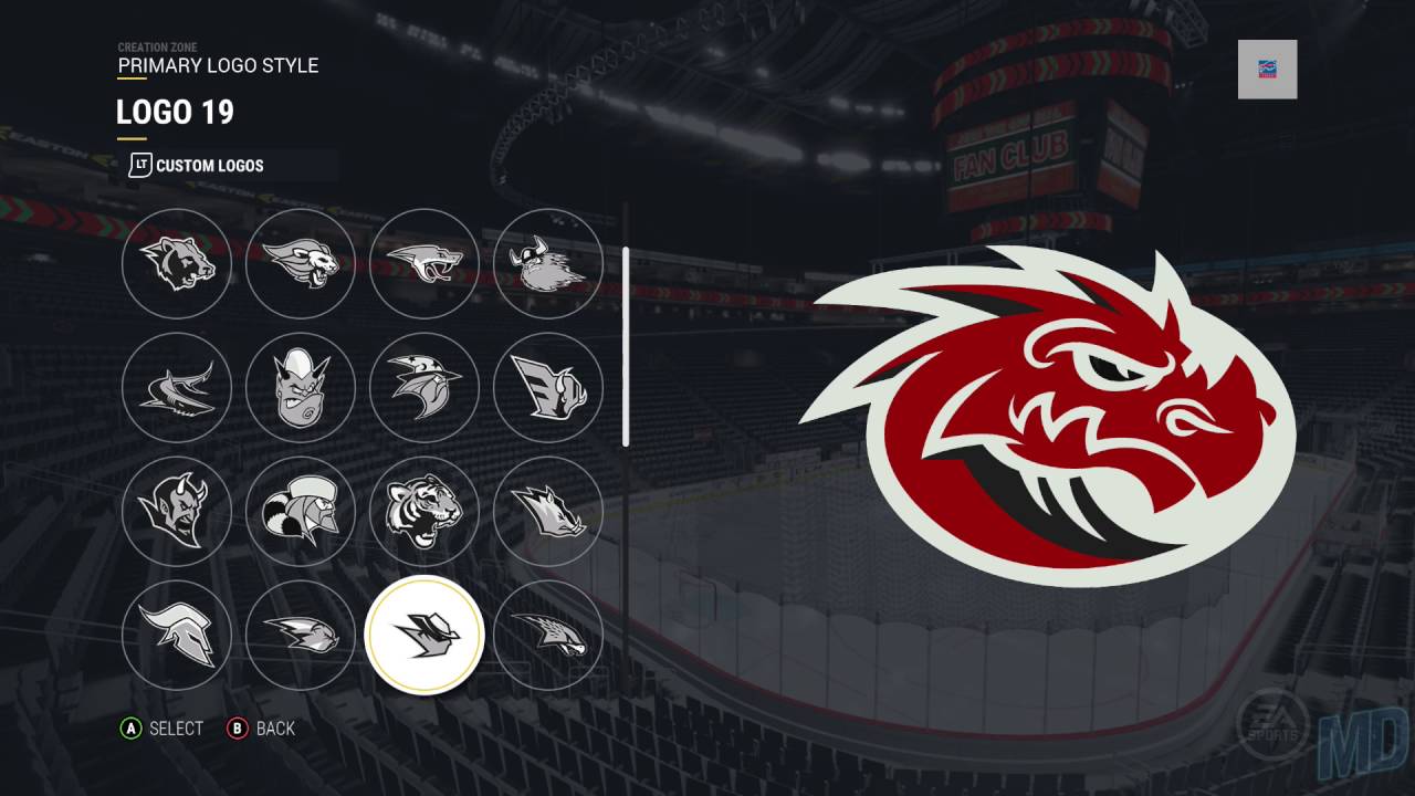 Custom Team Logo - NHL 17 Custom Team Logos
