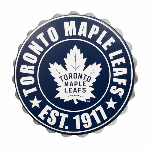 Toronto Maple Leaves Logo - Toronto Maple Leafs Bottle Cap Wall Logo : Wallpaper & Wall Decals ...
