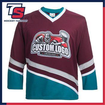 Custom Team Logo - All Stitch Custom Team Logo Purple Anaheim Ducks Tackle Twill Hockey