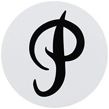 White P Logo - Primitive Skateboard Sticker P Logo Circle White 3