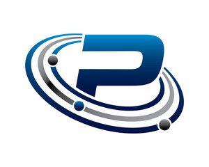 Blue Letter P Logo - p Logo