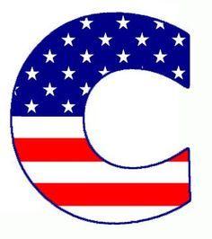 Red White and Blue with the Letter C Logo - Best C image. Cross stitch embroidery, Cross stitches, Crosses