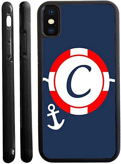 Red White and Blue with the Letter C Logo - Amazon.com: The Rikki Knight Letter C SOS Red White on Blue Anchor ...