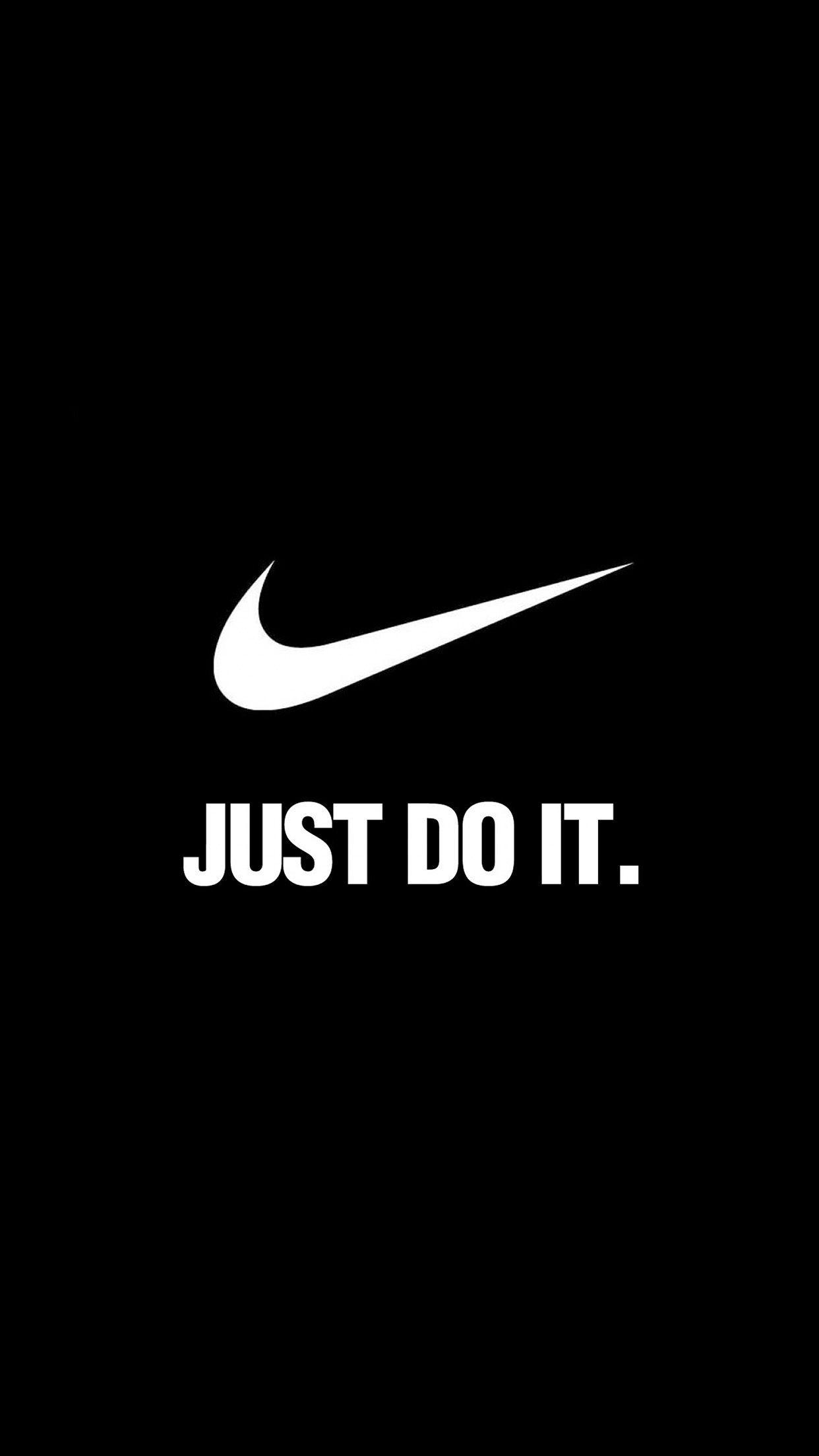 Nike Black and White Logo - ↑↑TAP AND GET THE FREE APP! Logo Nike Brand Just Do It Motivation
