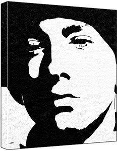 Painting Black and White Logo - Eminem Pop Art Painting (100% Original Painting. Not a Print ...