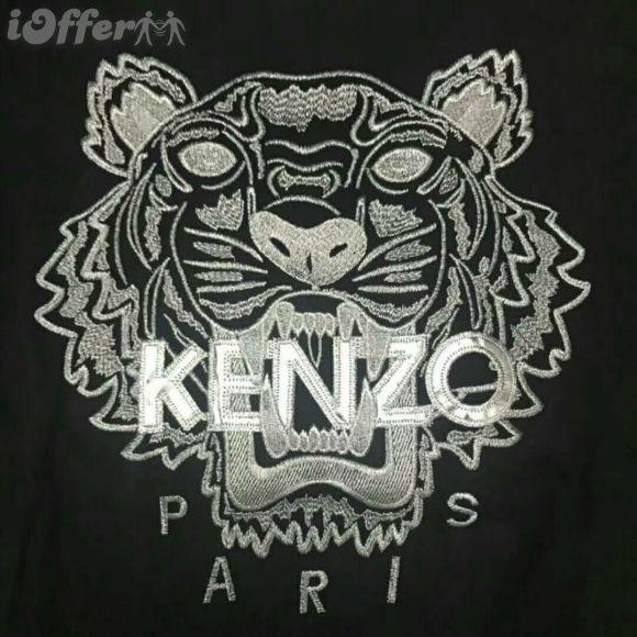 Kenzo Tiger Logo - KENZO Tiger Logo Embroidery Tshirt Men Women S XXL