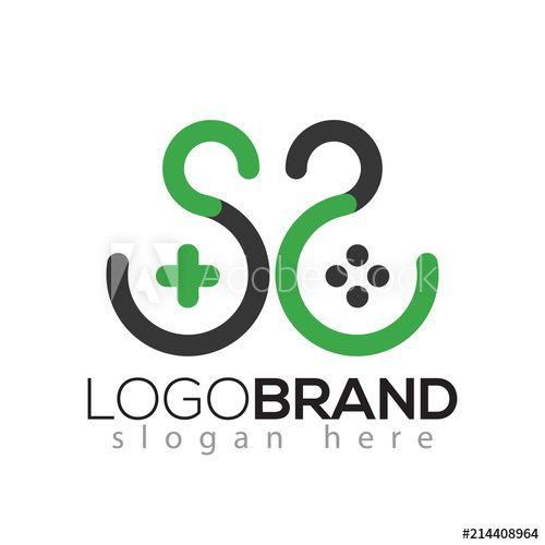 The Game Circle Logo - SE Initial letter game circle logo vector element. game logo ...
