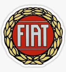 Vintage Fiat Logo - Vintage Fiat Stickers