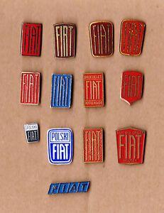 Vintage Fiat Logo - Vintage FIAT LOGO stick pin badges 1960s Italy Auto Anstecknadel 500 ...