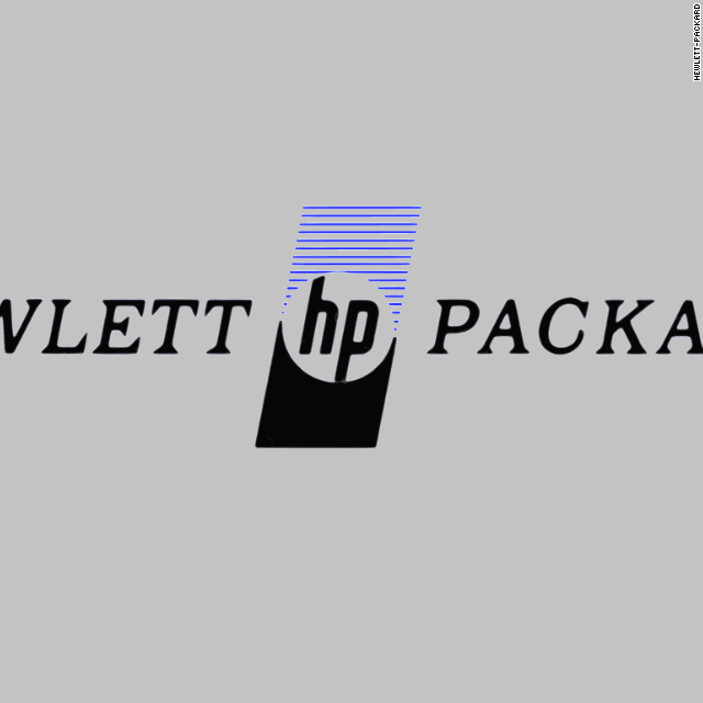 Old Hewlett-Packard Logo - HP unveils a new logo: Can you see the 'h' and the 'p'?