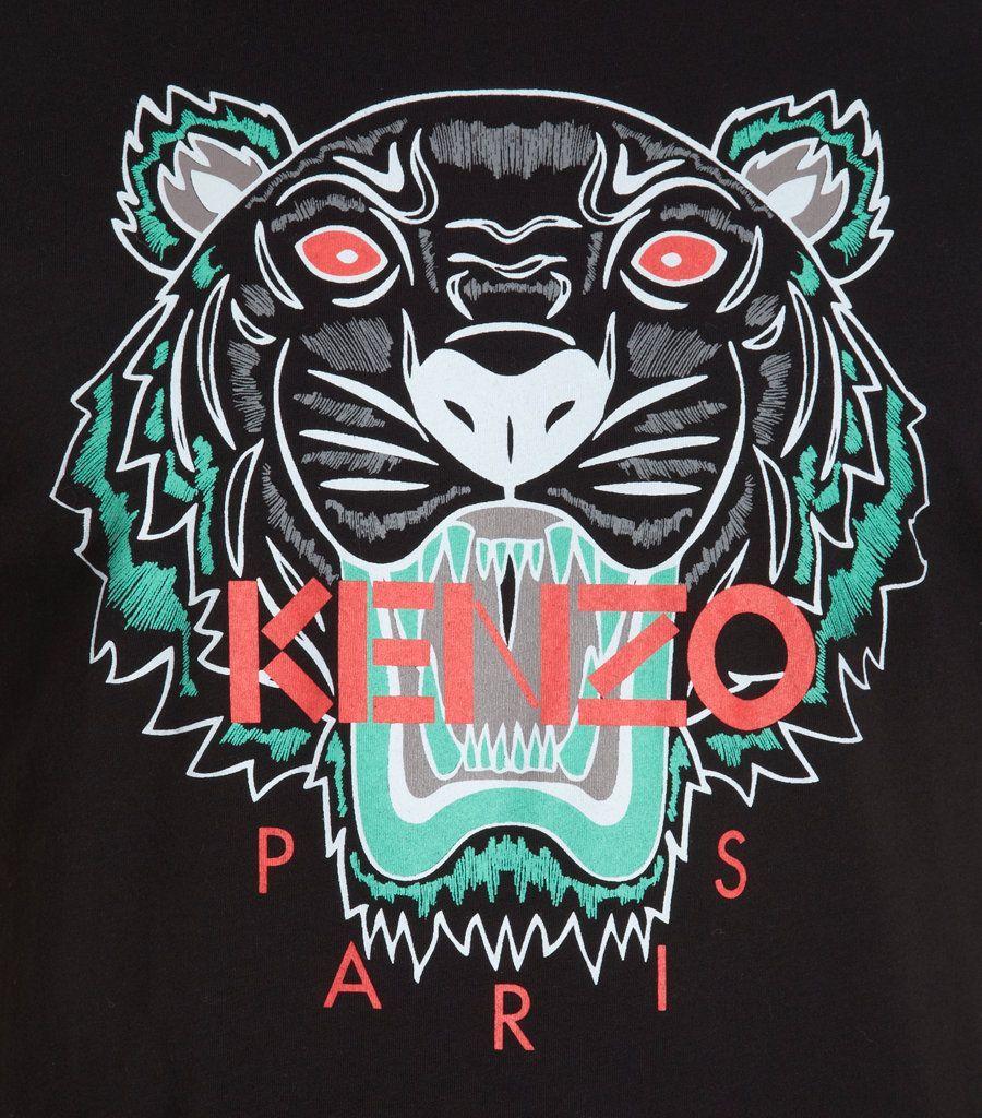 Kenzo Tiger Logo - kenzo. Kenzo, Graphic tees, Illustration