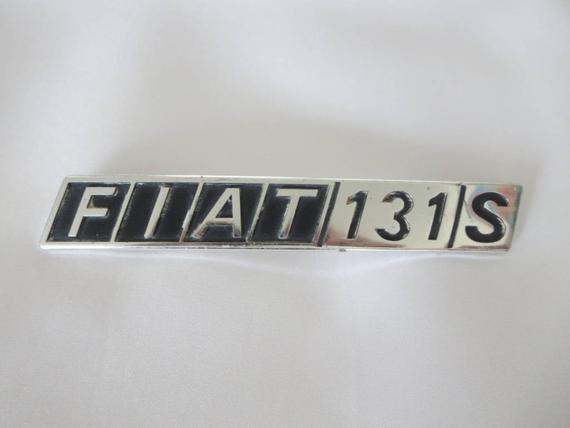 Vintage Fiat Logo - Vintage Fiat 131S Car Badge Logo Emblem Retro Factory Original