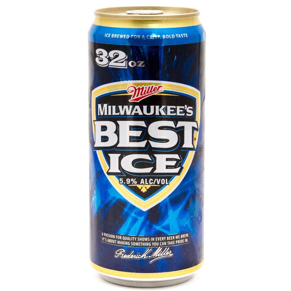 Ice 16 Oz Old Milwaukee Logo - Milwaukee's Best - Ice Beer - 32oz Can | Beer, Wine and Liquor ...