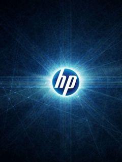Old HP Logo - Download wallpaper 240x320 hp, logo, abstract old mobile, cell phone