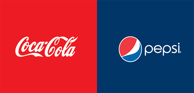 Purple and Red Logo - A blue Coca-Cola logo and Google written in purple? New ...