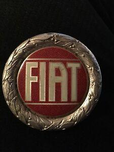 Vintage Fiat Logo - Vintage Fiat Emblem Metal With Pins Bomisa Milano | eBay
