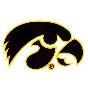 Yellow Hawk Logo - Iowa Hawk Shop - Iowa Hawkeye Decal Logo