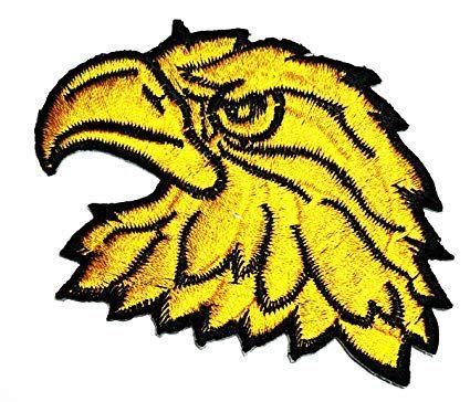 Yellow Hawk Logo - Yellow Hawk Eagle Head Motorcycles Biker Embroidered