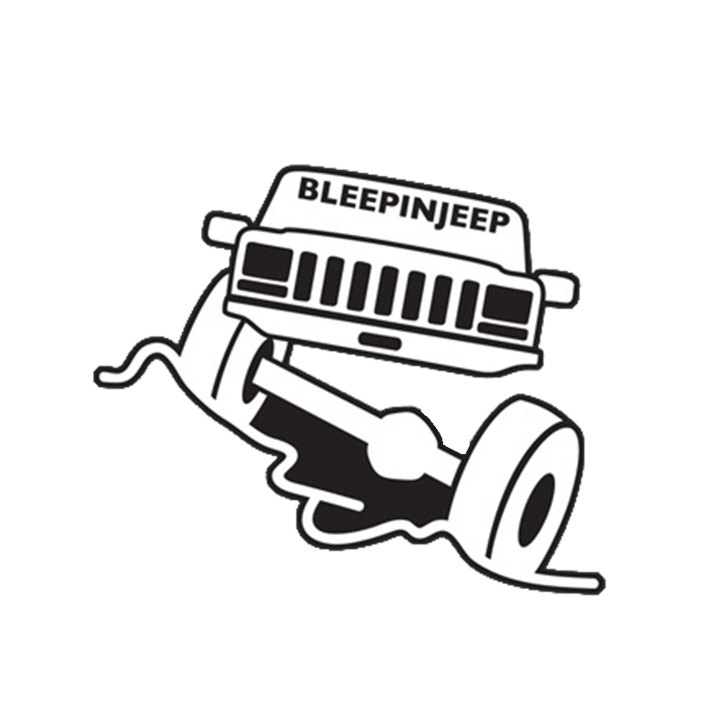 XJ Cherokee Jeep Logo - BleepinJeep Cherokee Vinyl Sticker – Bleepinjeep Store