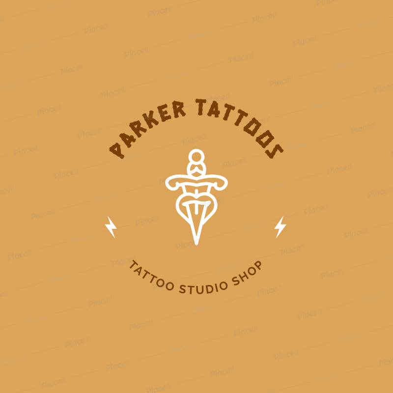 Artist Logo - Placeit - Tattoo Artist Logo Maker