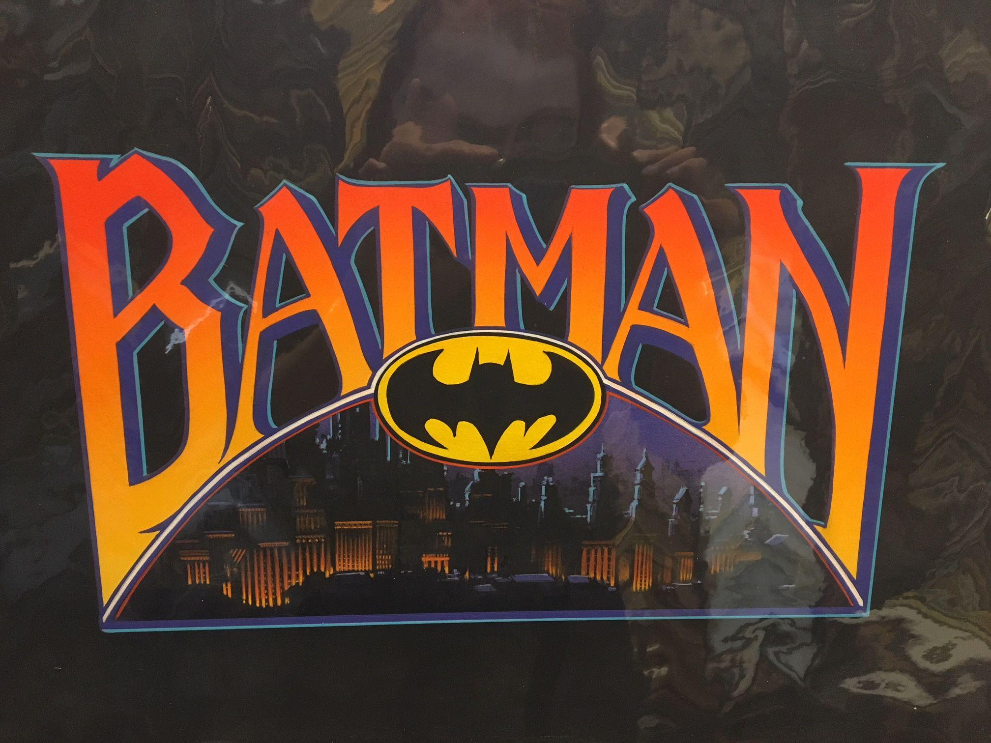 Mixed Superhero Logo - Tim Burton's Batman Movie Logo Concept Graphite and Mixed Media on ...