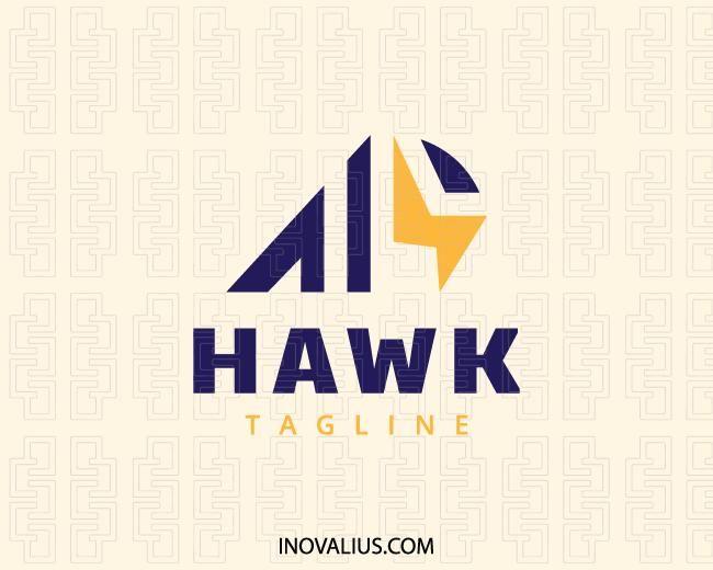 Blue Hawk Head Logo - Hawk Logo For Sale | Inovalius