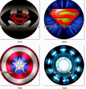 Mixed Superhero Logo - top 10 largest superhero charms mix list