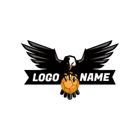 Black and Yellow Eagle Logo - Free Eagle Logo Designs | DesignEvo Logo Maker