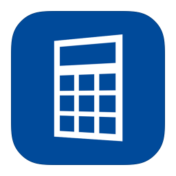 Calculator App Logo - MetroUI Apps Calculator Alt Icon. iOS7 Style Metro UI Iconet