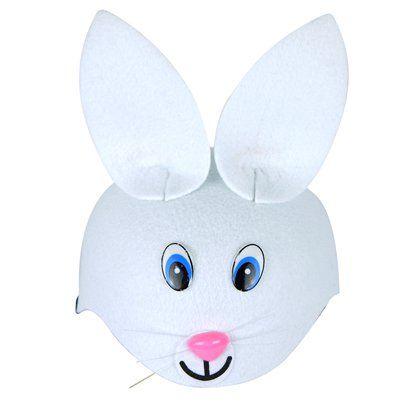 Whiskers and Hat with Blue Oval Logo - Easter Bunny Hat | woodiespartyzone.ie