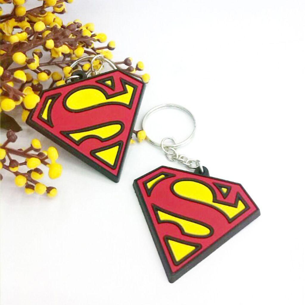 Mixed Superhero Logo - Supply Superman logo apparel cartoon mixed Fashion Pendant soft PVC ...