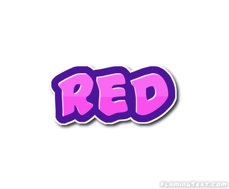 Purple and Red Logo - Red Logo | Free Name Design Tool from Flaming Text
